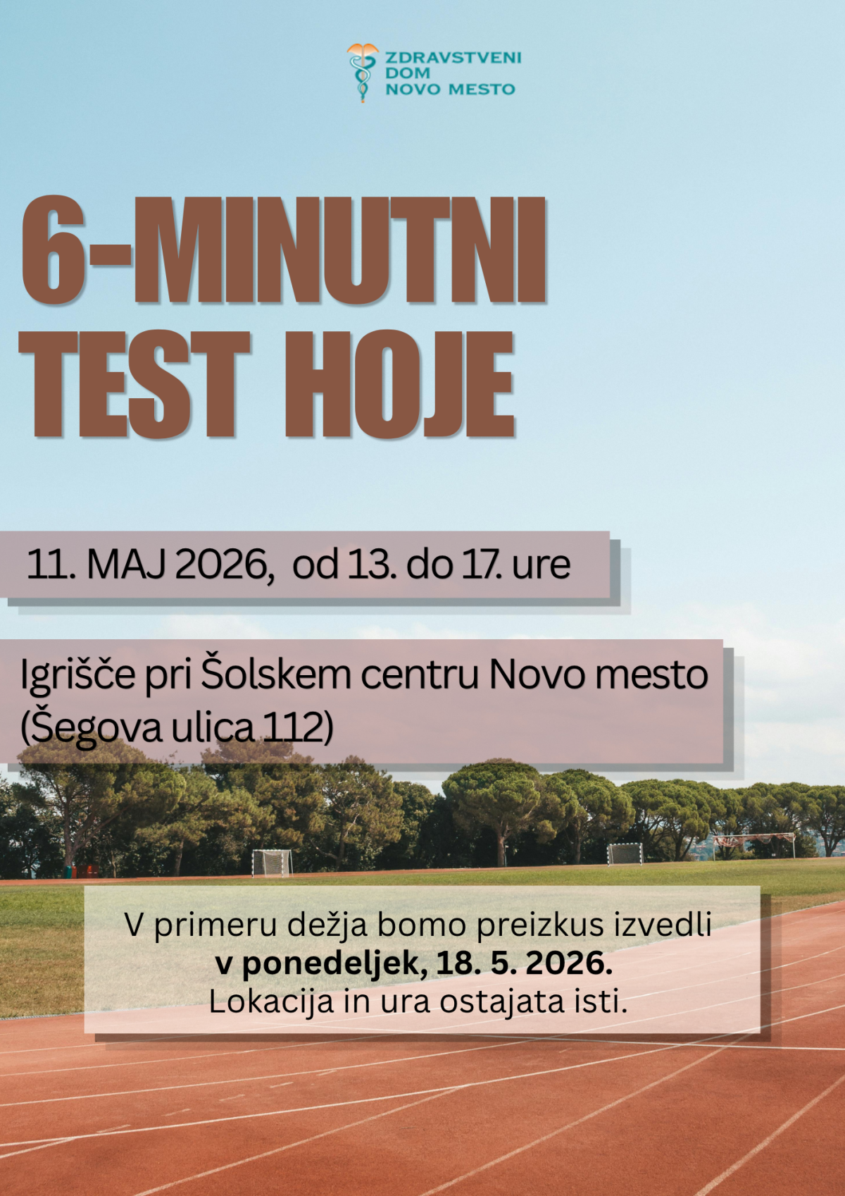 VABILO TEST HOJE 2026- PLAKAT
